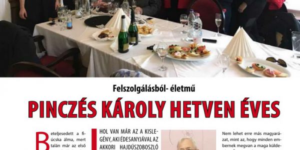 Pinczés Károly hetven éves